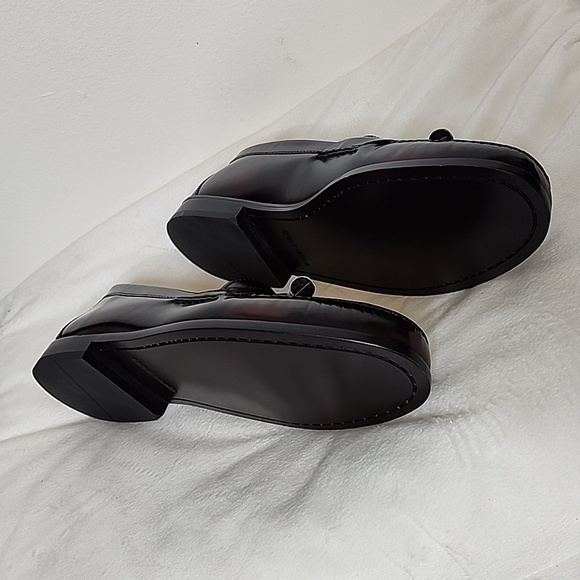 BRAND NEW Cole Haan Mens Pinch Penny Loafers Two Tone Brown Slip On Tassels Chic - Picture 13 of 16